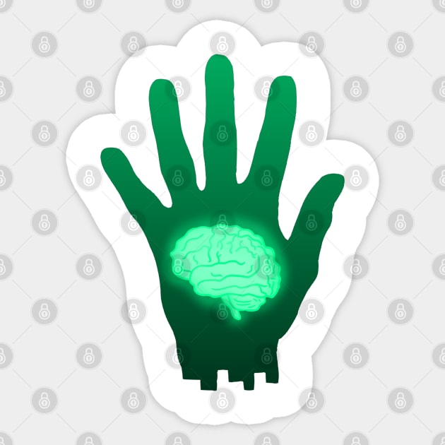 Cool Hypnotic Hand Sticker by Kidrock96